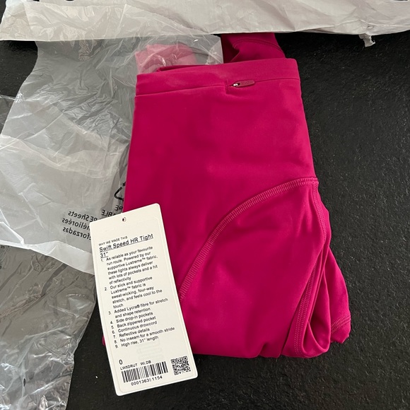 NWT *discontinued*Swift Speed High-Rise Tight 31” Size 0 Tall - Picture 7 of 14